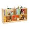 Montessori Kids Bookshelf with 5 Compartments and Top Shelf for Toy and Book Storage